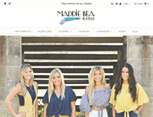 Tablet Screenshot of maddiebea.com